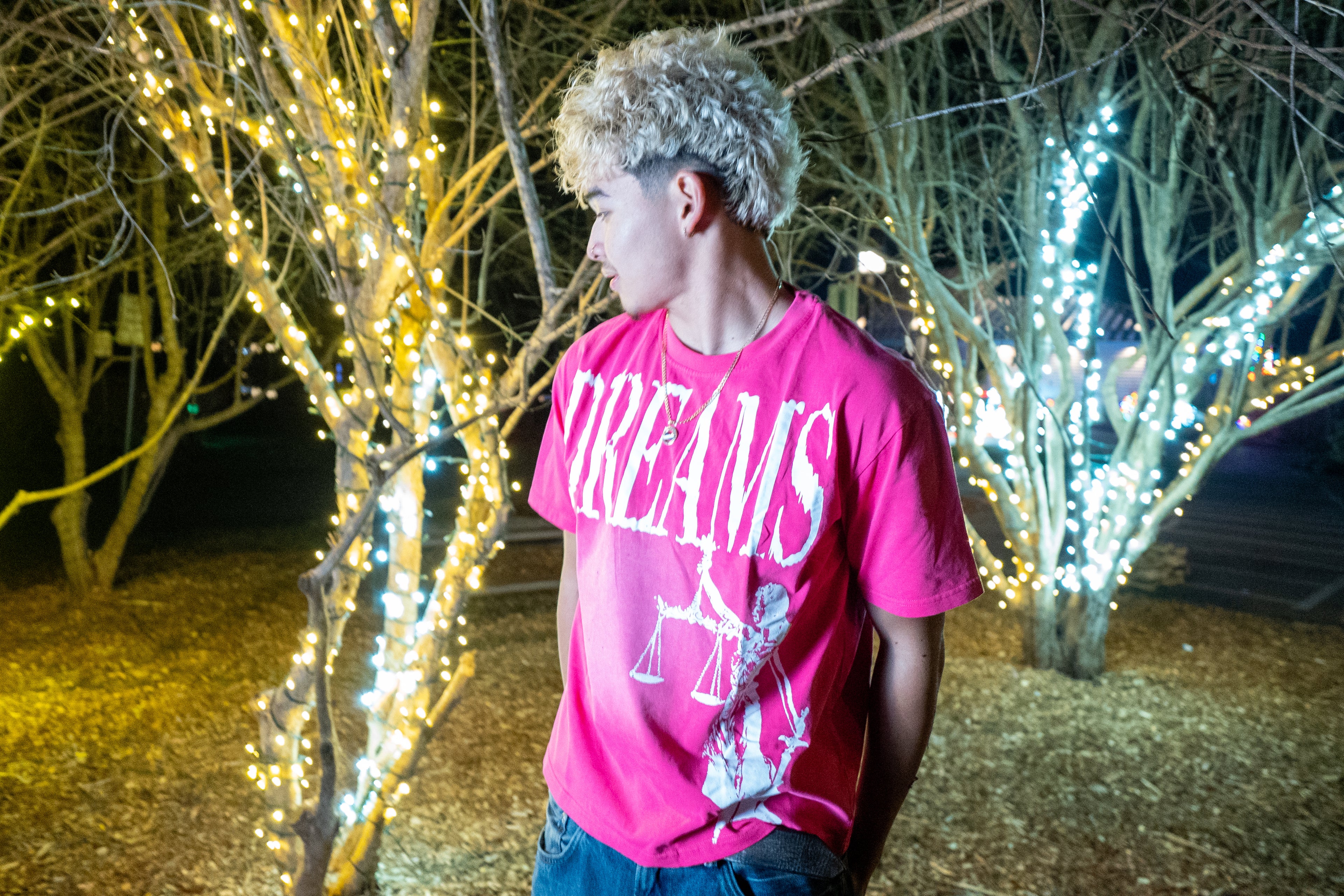 Pink Black Justice Heavyweight Tee