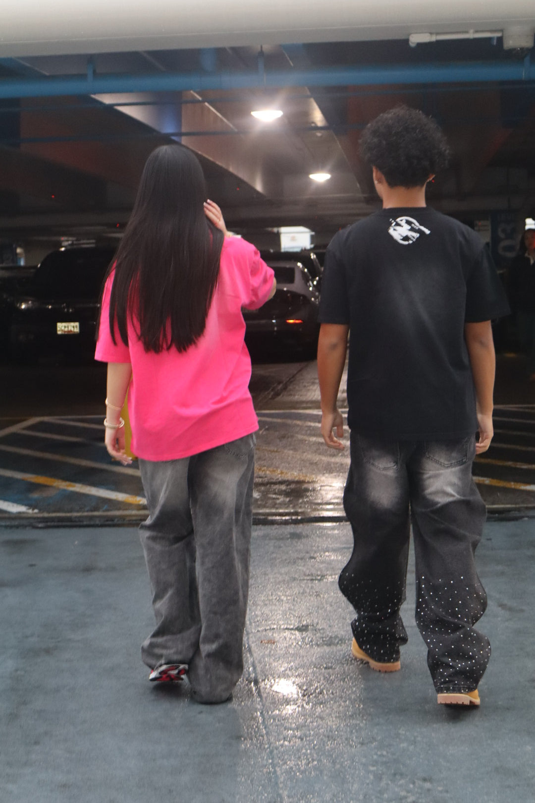 Pink Black Justice Heavyweight Tee